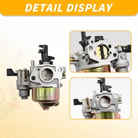 GX160 Carburetor Replacement for Honda GX120 GX140 GX168 GX200 4HP 5.5HP 6.5HP Small Engine Generator Pressure Washer Kart Carb Kit 16100-ZH8-W61 16100-ZH7-W51