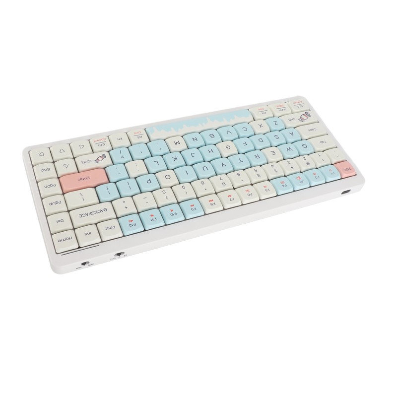 84 Key Bluetooth Keyboard 3 Mode 2.4G Wireless Bluetooth Gaming