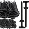 Niuny Universal Cable Ties Buckle, Pack of 100, Nylon Cable