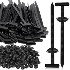 Niuny Universal Cable Ties Buckle, Pack of 100, Nylon Cable Tie Buckle with Pin and Button Design, Robust Self-Locking Tool Attachments for Machines, Car, Everyday Repairs