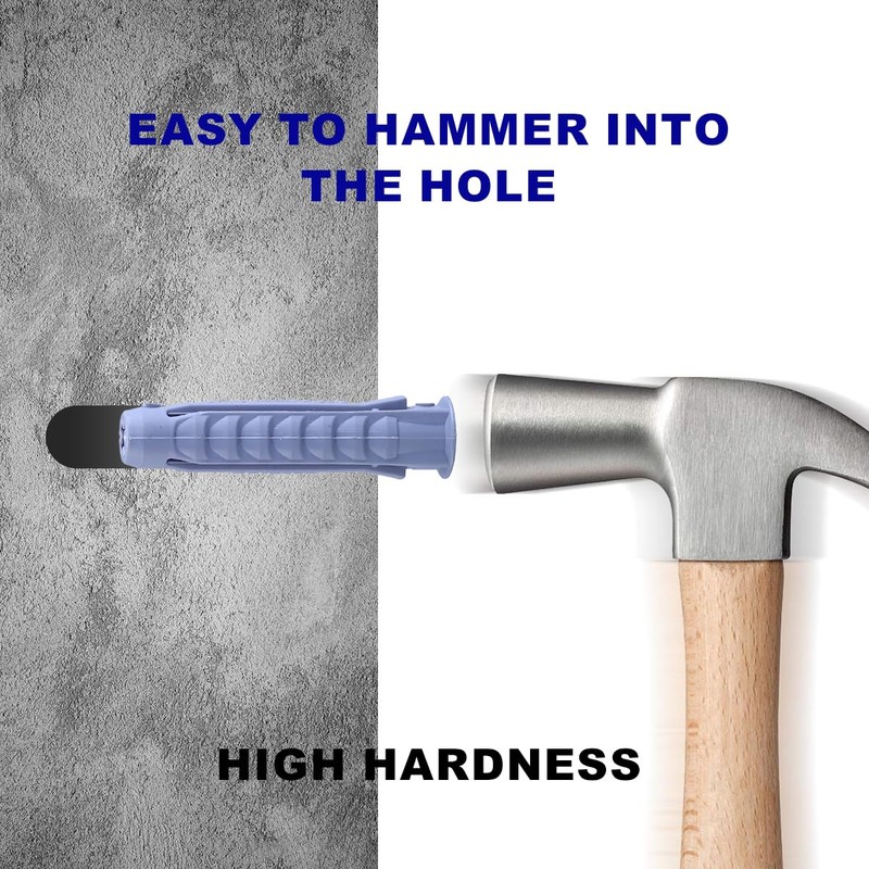 Concrete Wall Anchors for TV Mount Installation - Suitable for