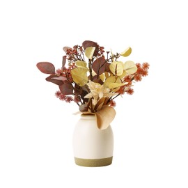 Blanca Rosana Timeless Luxe Bloom Collection – Premium Artisan Artificial Floral Decor for Home, Office, Events, and Indoor Spaces (Autumnal Harmony Bouquet)