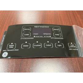 GE Refrigerator Dispenser Overlay Sticker only, for WR55X11086/ WR55X10848, New