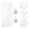 SEWACC 1 Set Sewing Ruler Precision Seam Measuring Gauge for