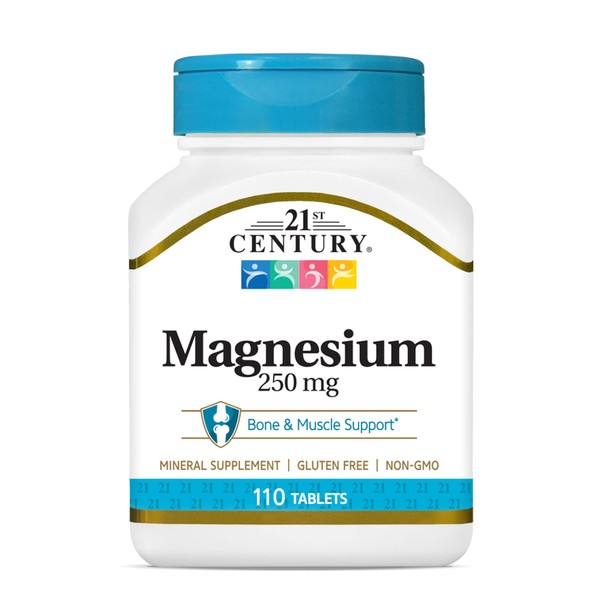 21st Century Magnesium 250 Mg, 110 Count