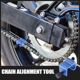 Motoforti Motorcycle Chain Alignment Tool Universal for Motorbike Bike ATV