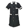 fratelliditalia.org Women's Maid Housemaid Cleaning Work Short Sleeve Apron, Black,