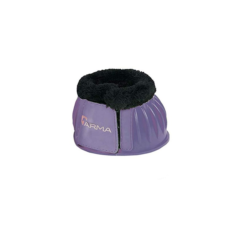 Shires OverReach Boots Fur Trim Purple Pony