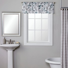 SKL Home Windsor Leaves Valance, 70 in x 14 in, Gray