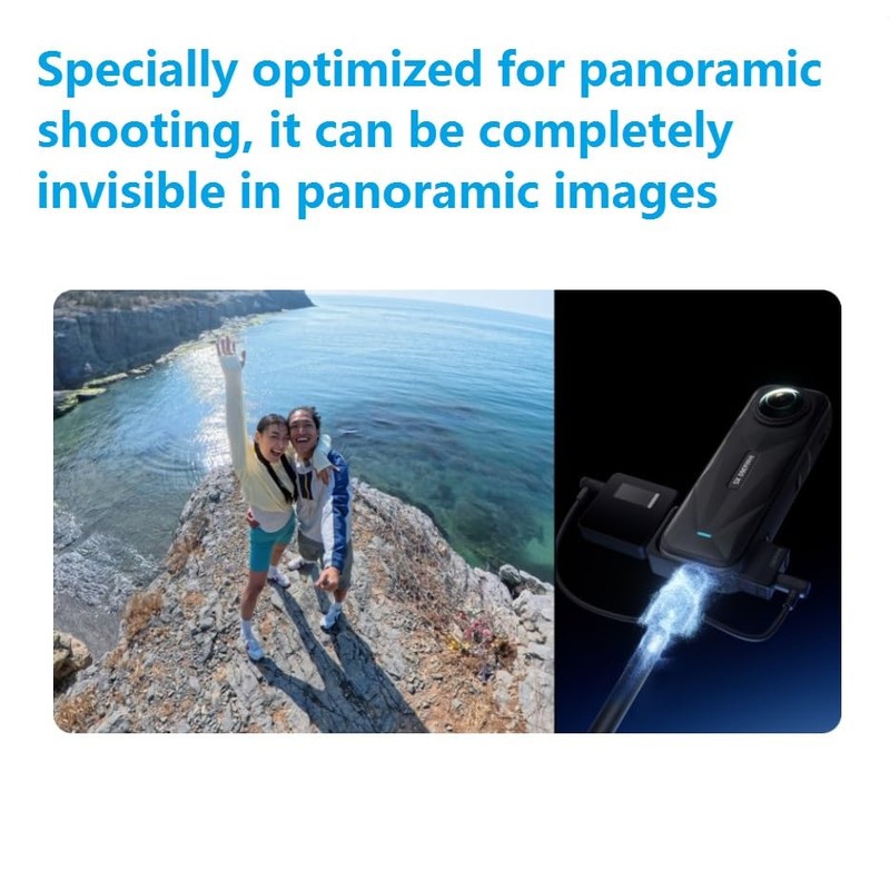 Alevnr Insta360 X5 Compatible Audio Adapter Charging Head