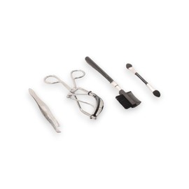 DreamCut Essential Eye Care Kit - Eyelash Curler, Brow Groomer, Tweezers, Eyeshadow Applicator - Professional Eye Care Set