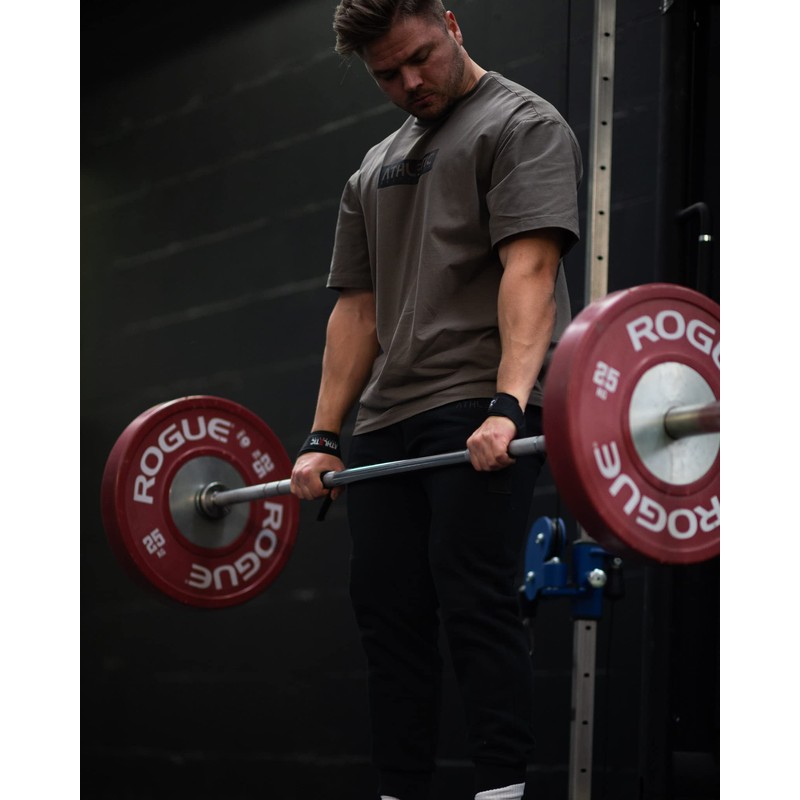 Athletic Aesthetics Professional Lifting Straps (Padded) + Basic Exercise Guide