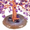 Nupuyai Amethyst Crystal Tree Feng Shui Money Tree Tree of