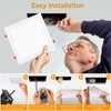 MujHoJm 4 Pack LED Square Recessed Lighting 11 Inch Ultra-Thin,