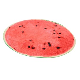 Floatdream Watermelon Blanket, Unique Wool Blanket, Creative Blanket with Realistic Food Pattern, Versatile Bedroom and Sofa Blanket for All Seasons (150 x 150 cm)