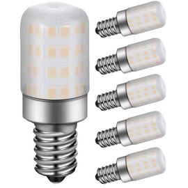 E12 Led Light Bulb 4W Equivalent 40W C7 Replacement Bulbs Clear Type B Candelabra Base Bulbrite Non-Dimmable Daylight White 3000K 5Pack