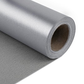 NESCCI Silver Matte Wrapping Paper,Solid Color Pearly-Lustre Paper,Gift Wrapping Paper,Perfect for Wedding,Valentine's Day,Birthday, Christmas,Baby Shower,DIY Bouquet (17 Inches X 32.8 Feet)