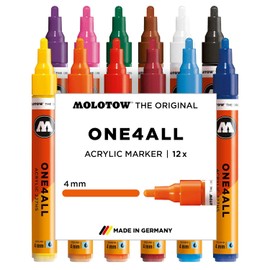 Molotow 200153 Set con 12 Marcadores 227Hs 4 Mm, Main-Kit I # 153