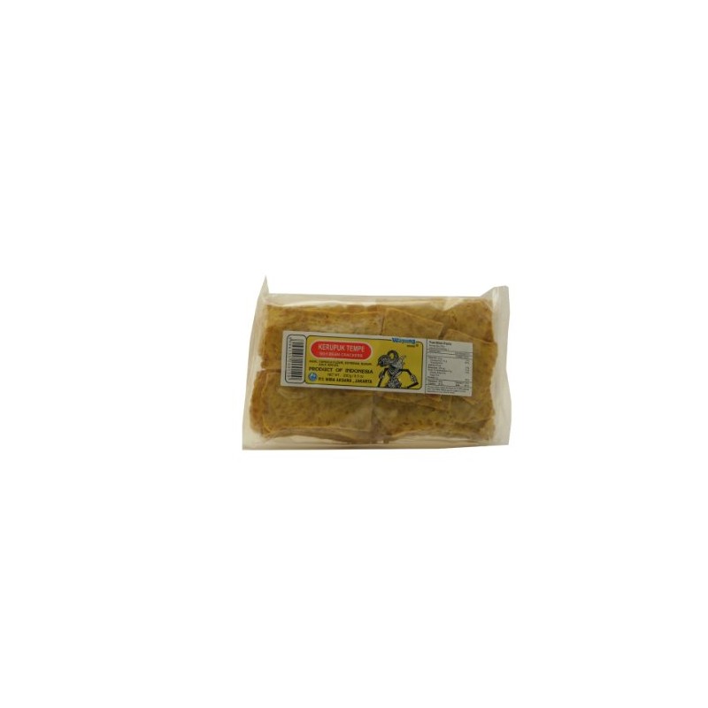 wayang kerupuk tempe (soy bean crackers) - 8.5oz