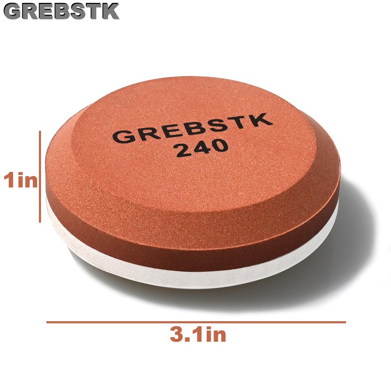 GREBSTK Dual Axe Sharpener Stone for Sharpening Hatchet Tool Knives