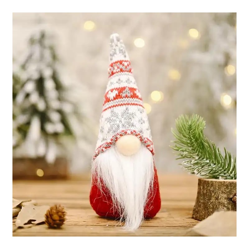 Captor Christmas gnome 19 cm, set of 3 pieces, plush