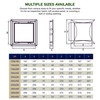 MYPURECORE Versatile ABS Plastic Inspection Hatch - Access Panel for
