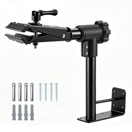 Urban Deco Bike Repair Stand Max 44lbs,Bench Mount Bike Stand,Black