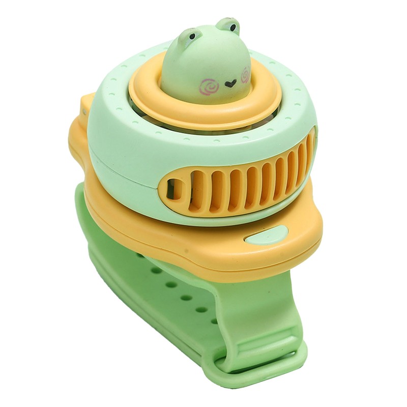 Innovative Cartoon Children's Watch Fan USB Students Portable Small Mini