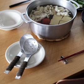 工房アイザワ アルミ アケビ巻穴明 お玉 中 1207-2