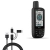 BoxWave Cable Compatible with Garmin GPSMAP 66sr - AllCharge 3-in-1