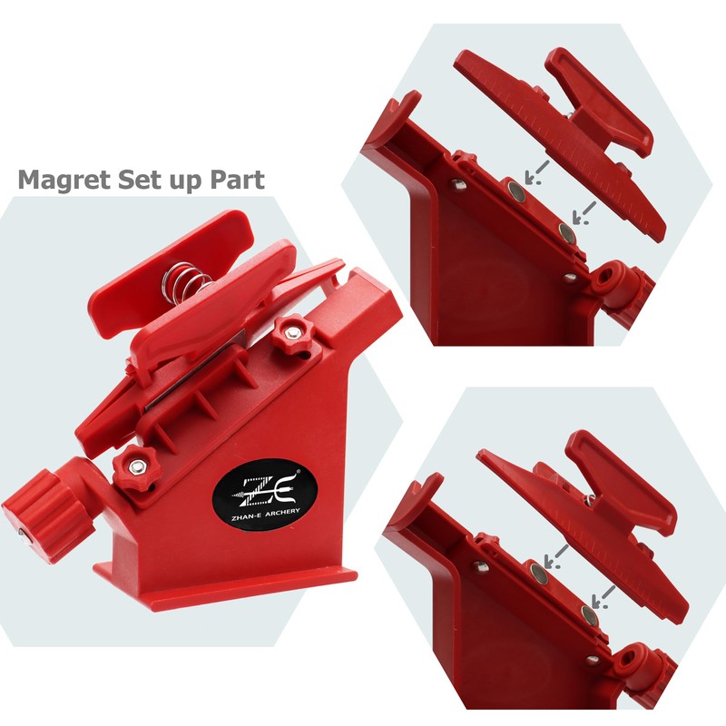 Arrow Fletching jig, Archery Arrow Fletching Jig with Straight and