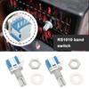 VGOL 5PCS RS1010 Band Switch Rotary Switch Gear Change Switch