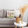Mouse Cushion with Saying Viel Glück ein Comfortable Decorative Cushion