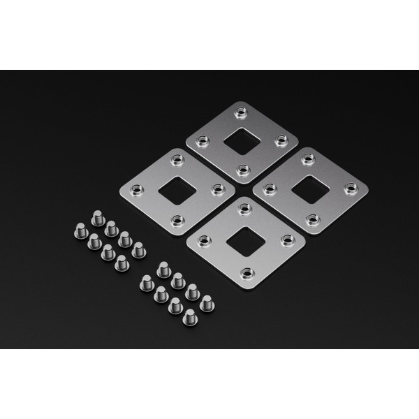 GuineaLoft™ F4 Bracket Set - 4-Hole Flat Bracket Set w/