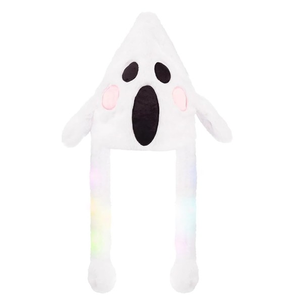 PASLFC Rabbit Hat, Movable Ears, Halloween Hat, Children's LED, Wiggle