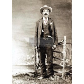 BASS REEVES AFRICAN AMERICAN WILD WEST DEPUTY MARSHALL LAWMEN 1902 5X7 PHOTO
