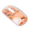 Wireless Bluetooth 3 Mode BT5.1 BT5.1 2.4GHz Mouse Transparent Clear