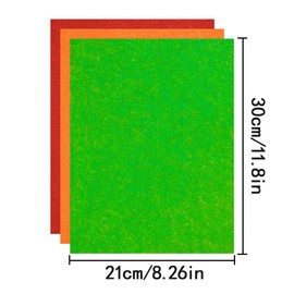 WELANE Felt Fabric Sheets, 20 PCS Color Craft Felt Fabric Squares for DIY Crafts, Sewing, Crafting Projects (20 x 30cm/7.8 x 11.8in)