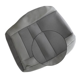 AOUTTUOA Replacement Driver Bottom Seat Cover Cloth Med Gray Fit for Ford F250 F350 F450 F550 2003 2004 2005 2006 2007