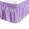 PiccoCasa Elasticated Bed Skirt Ruffled Bed Base Wrap Around Bed