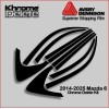 Avery Supreme Wrap Chrome Delete Vinyl fitting the 2014-2025 Mazda