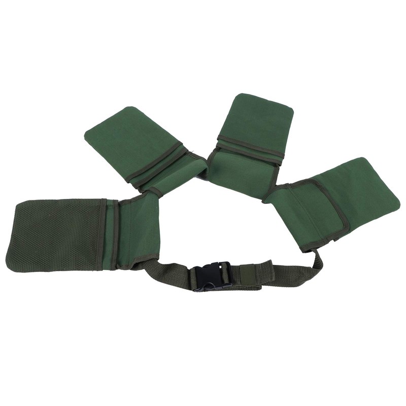 Garden Tool Storage Bag Waist Belt Hanging Bag 4 Pockets