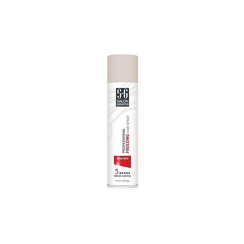 Salon Grafix Mega Hold Professional Freezing Hair Spray, 10 Ounces