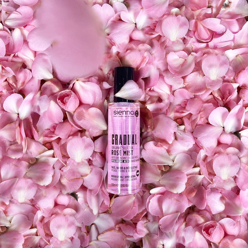 Sienna X Gradual Organic Self Tan Rose Mist Gesichtsbräuner mit