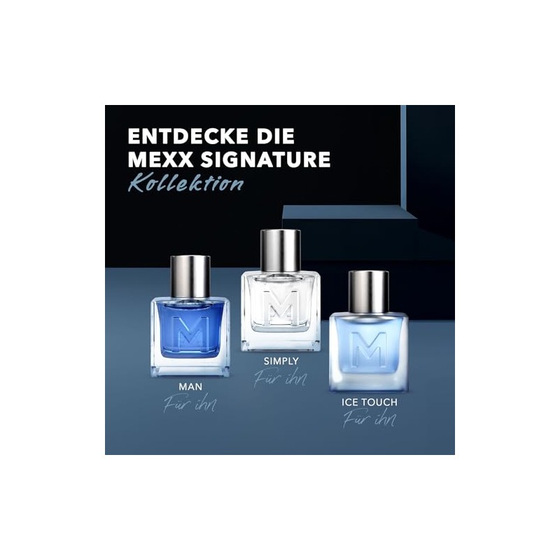 MEXX BLACK Man Eau de Parfume, verführerisch-intensiver Duft mit aquatisch-holzigen