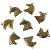 hobbyhub 100Pcs Eagle Head Shaped Charms,Alloy DIY Charms for Jewelry