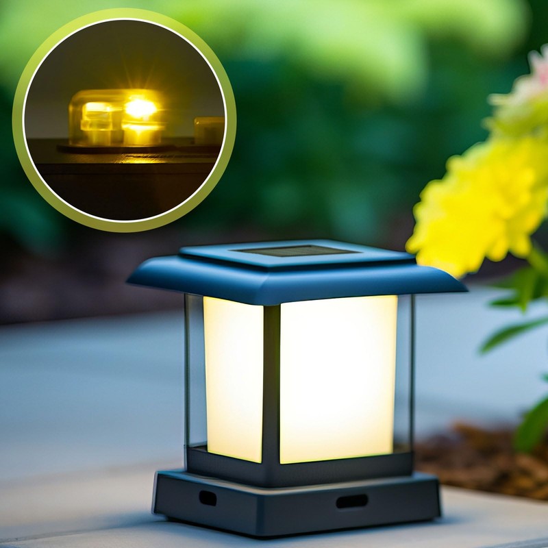 Weewooday 4 Pcs Solar Lamp Replacement Top 1.57 x 2.76