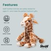 Steiff Gina Giraffe Light Brown Spotted 23 cm, Soft Cuddly