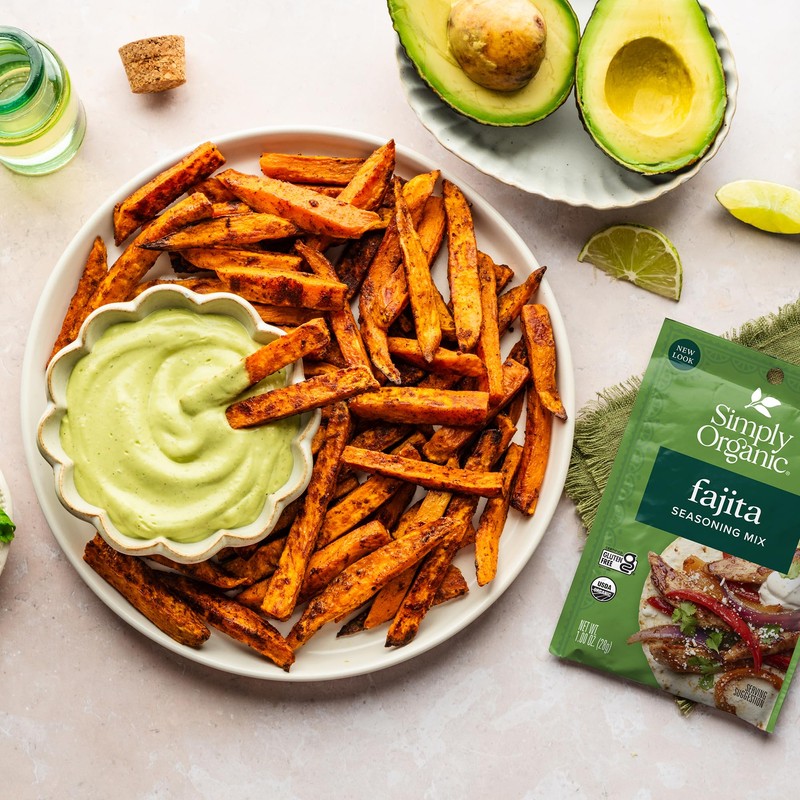 Simply Organic Fajita Seasoning Mix, 1 oz, Pack of 12