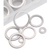 508 pcs Automotive Metric Oil Drain Plug Gasket Aluminum Flat